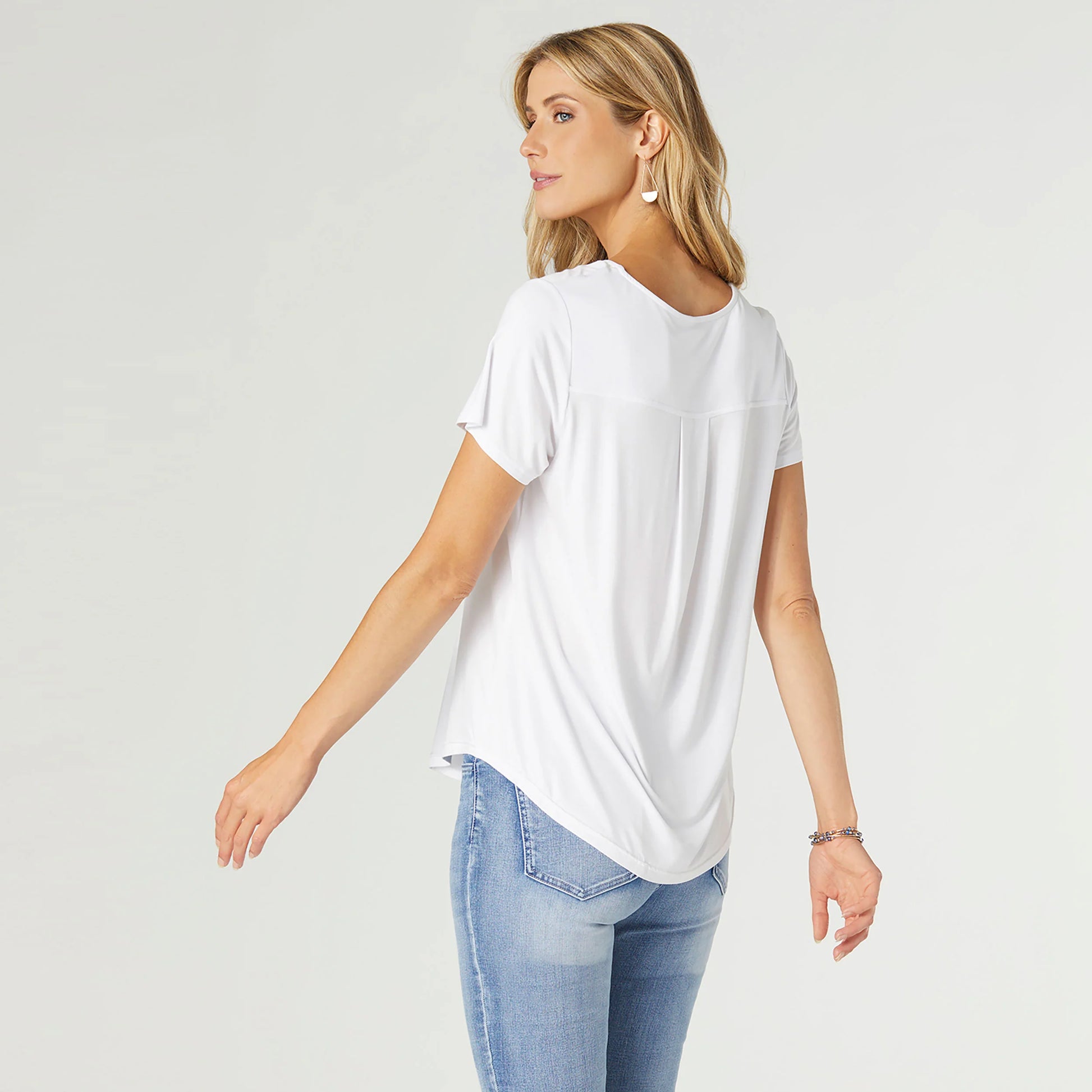 Erin Pleated Back Tee