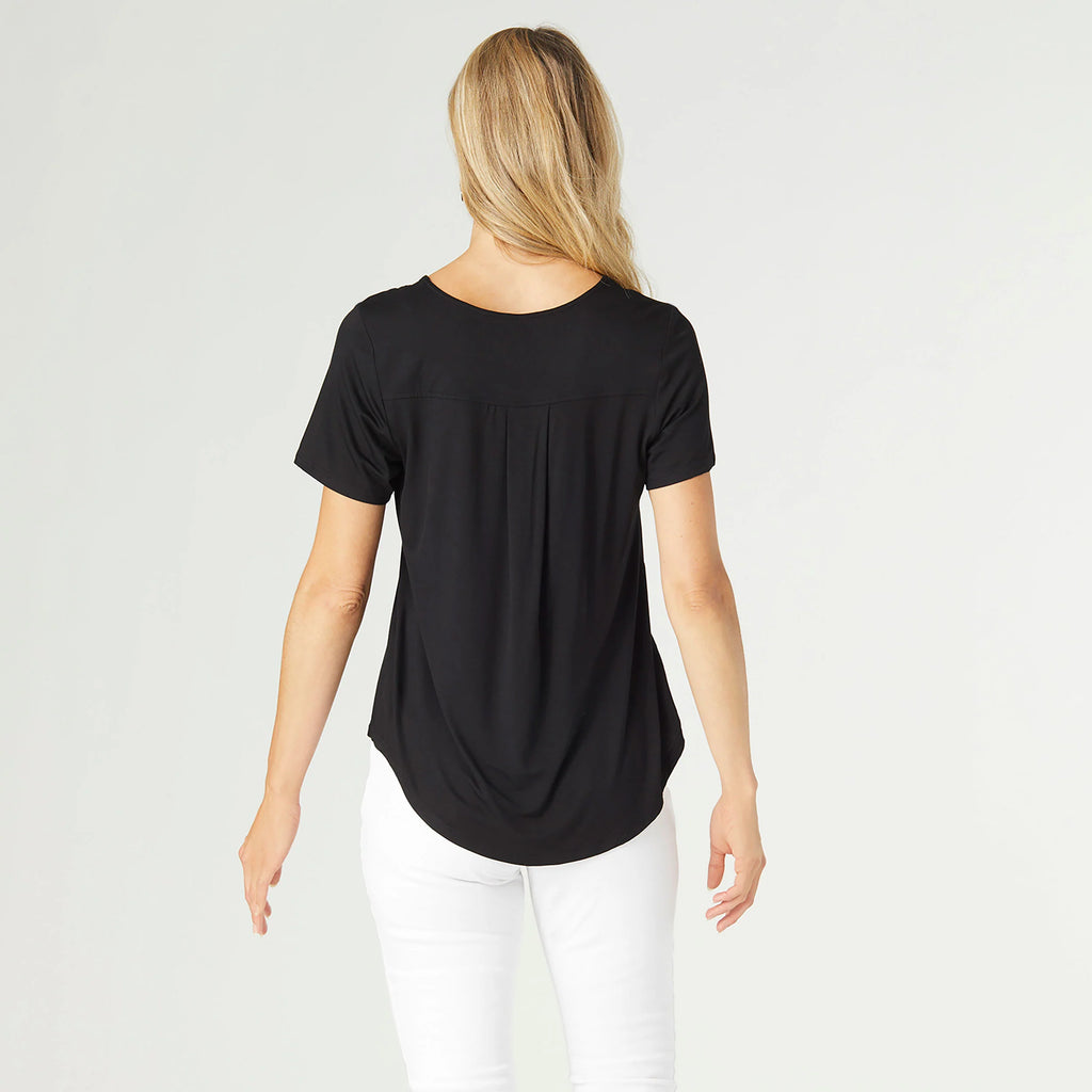 Erin Pleated Back Tee