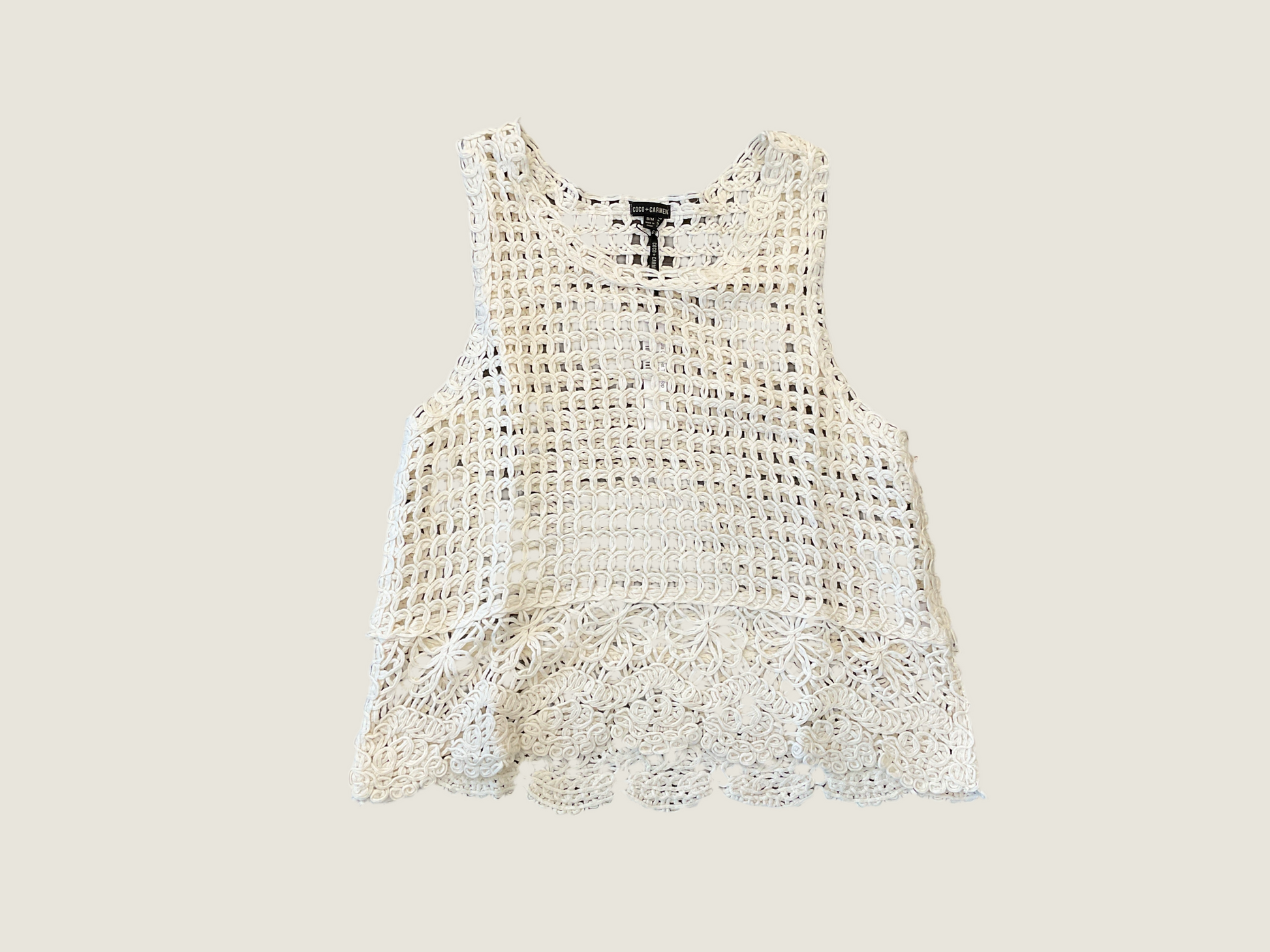 Paula Crochet Tank Top