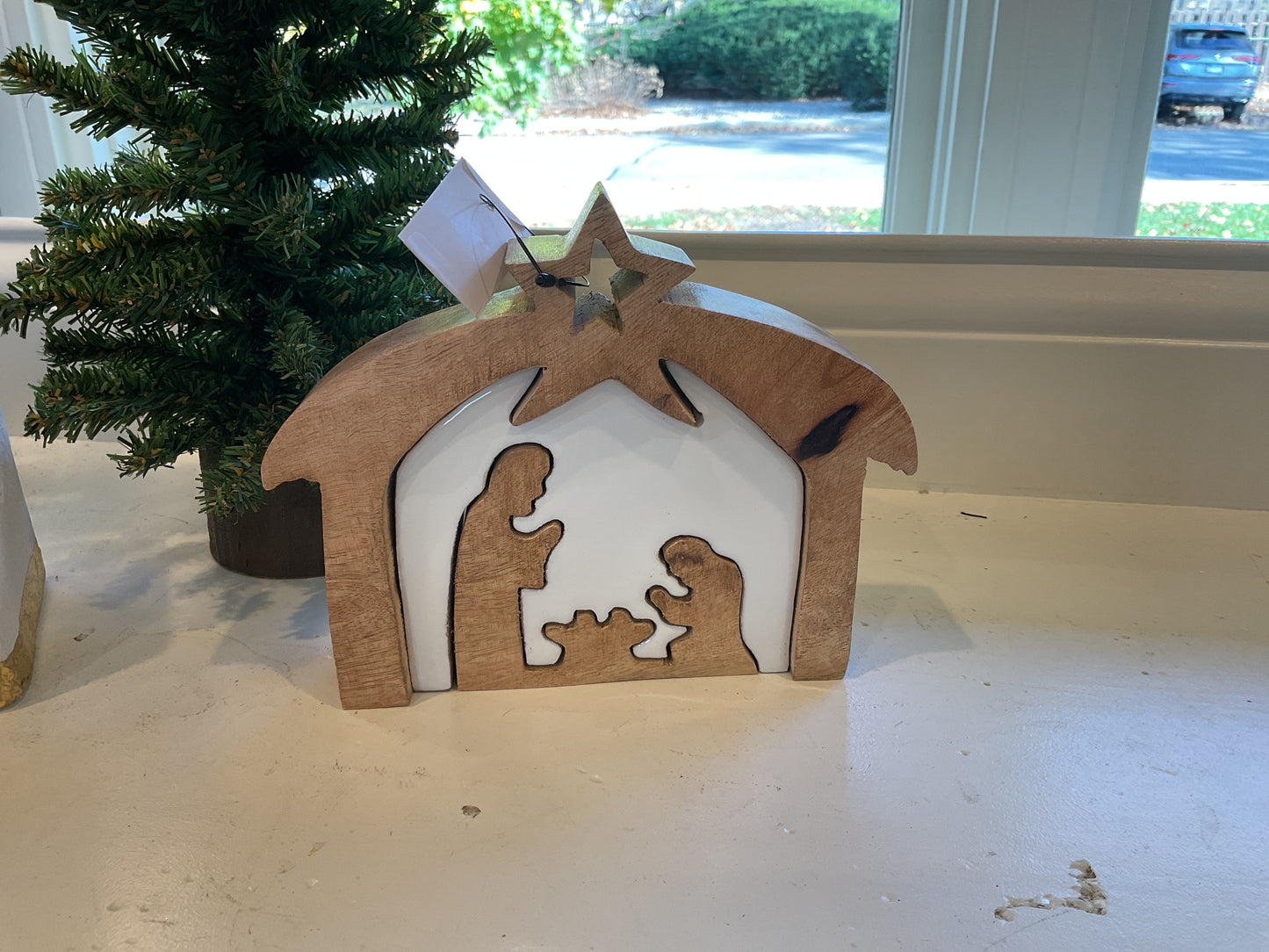 Wood Nativity