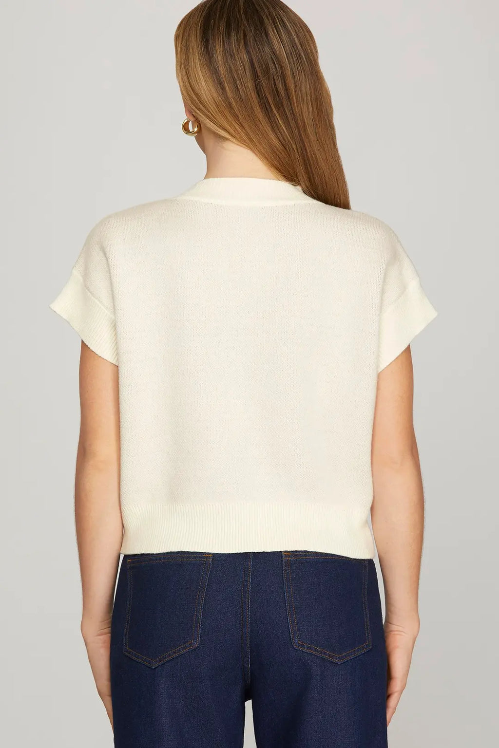 Round Neck Pumpkin Sweater