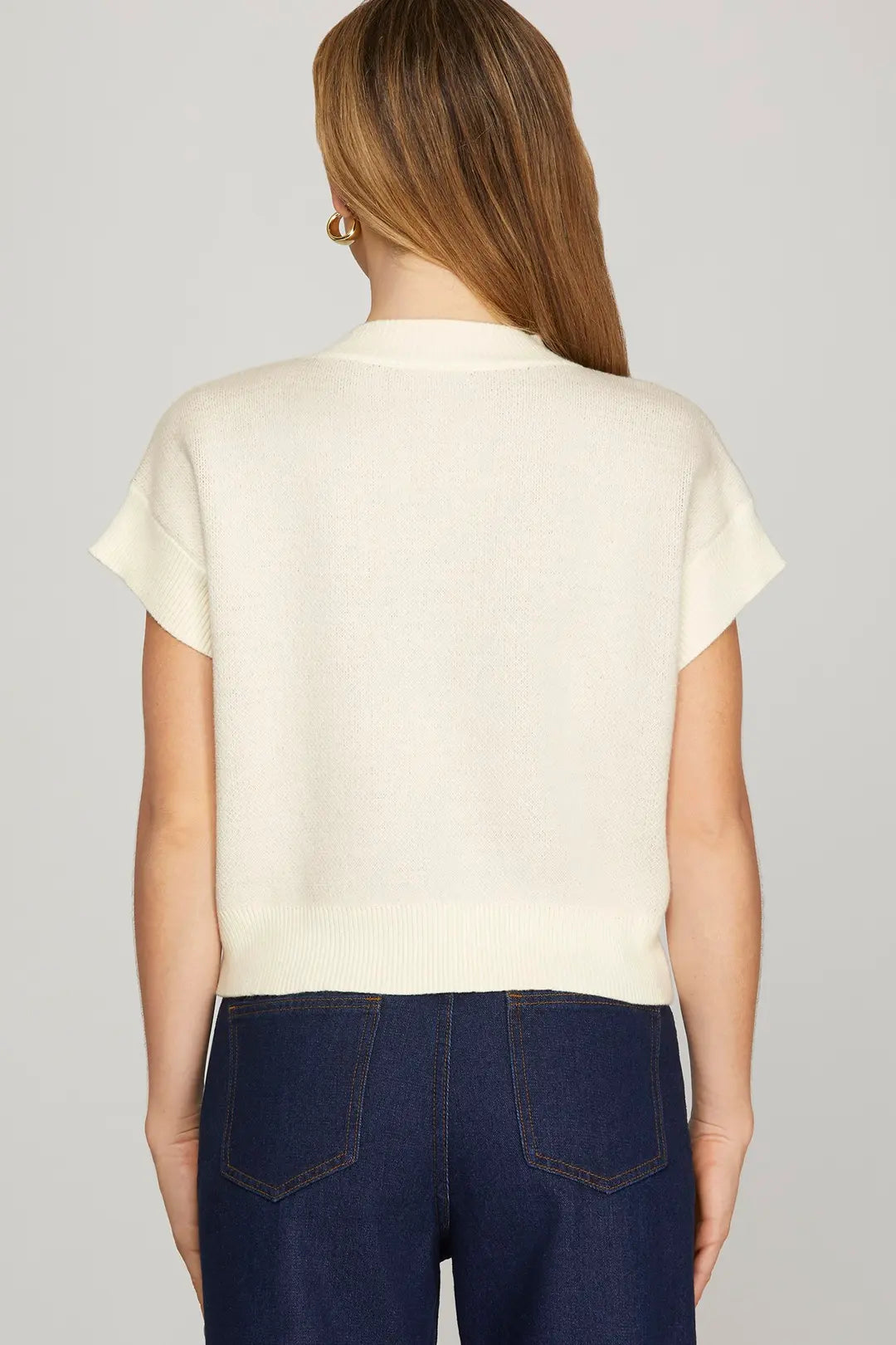 Round Neck Pumpkin Sweater