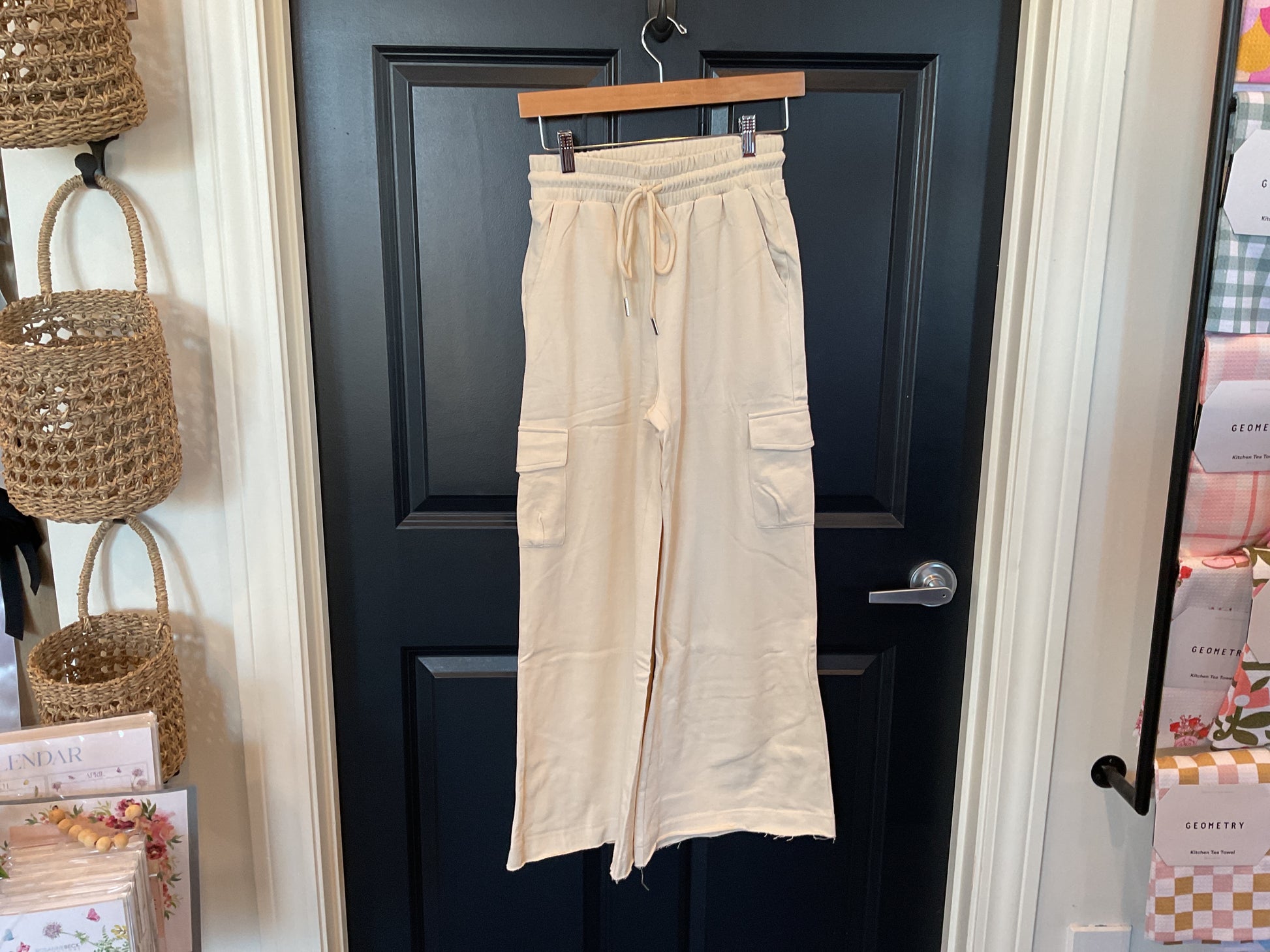 French Terry Wide Leg Pants