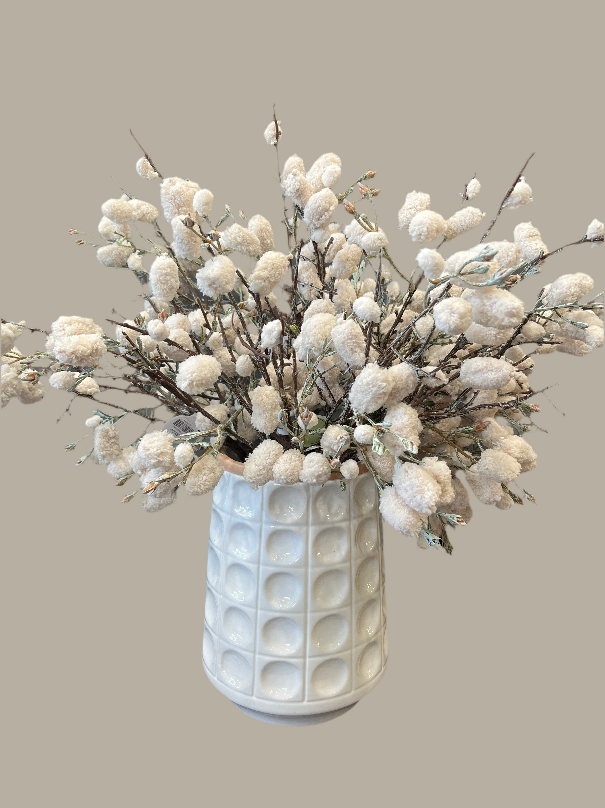 21" Wild Cotton Spray- Cream