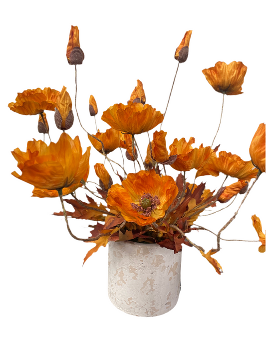 Autumn Poppy Arrangement