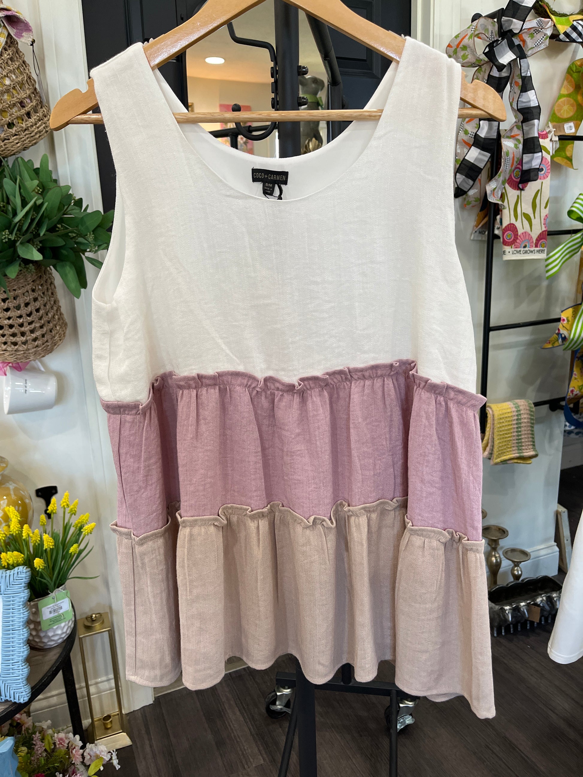Jennifer Tiered Tank Top