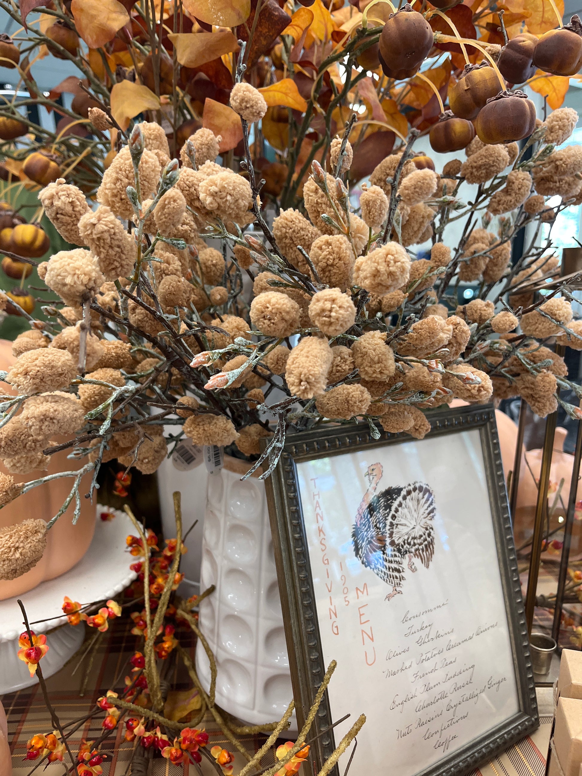 21" Wild Cotton Spray- Latte