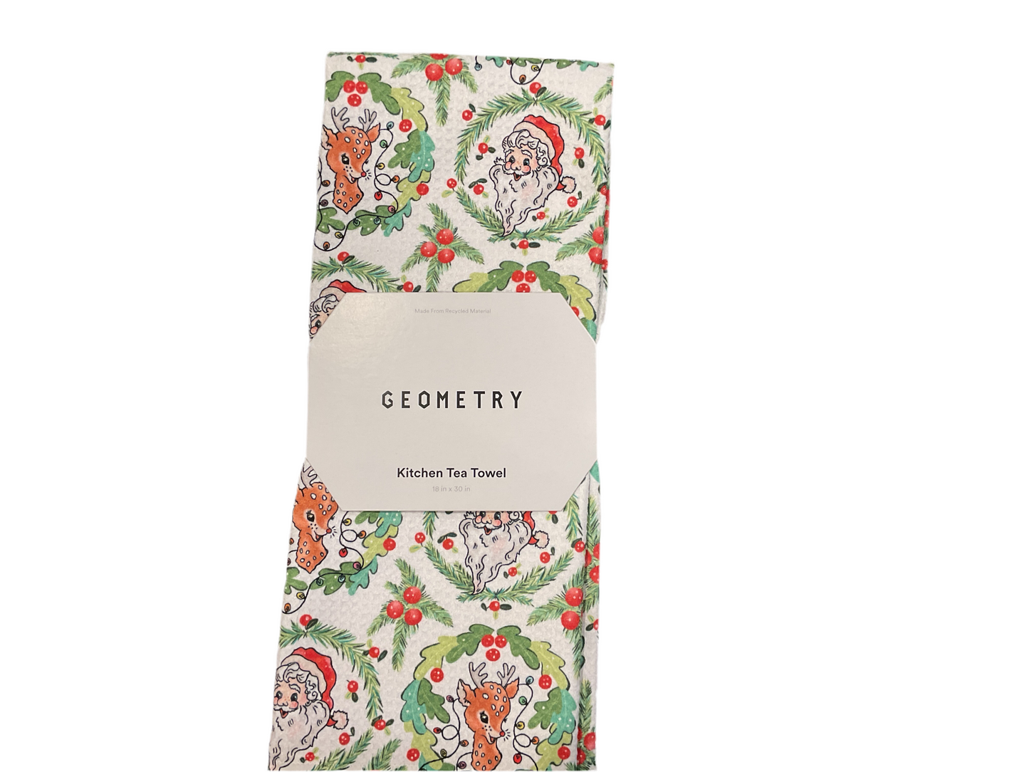 Geometry Christmas Tea Towels