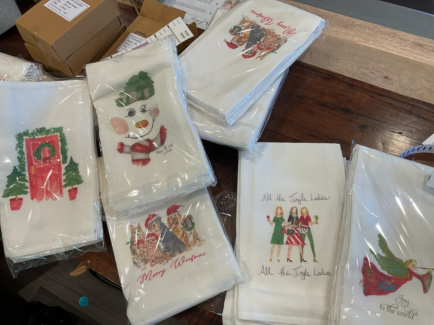 Holiday Tea Towels