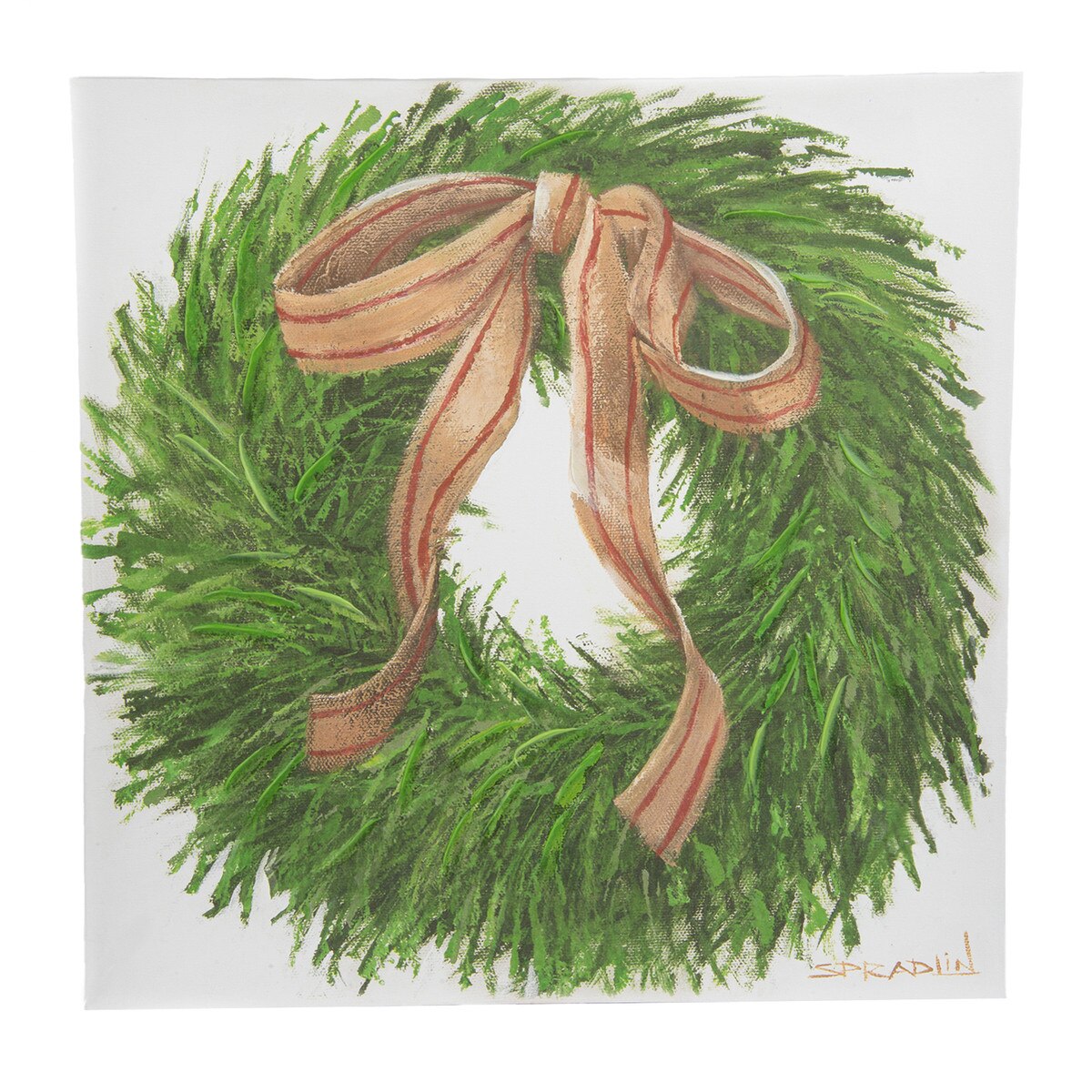 Cedar Wreath Canvas Print