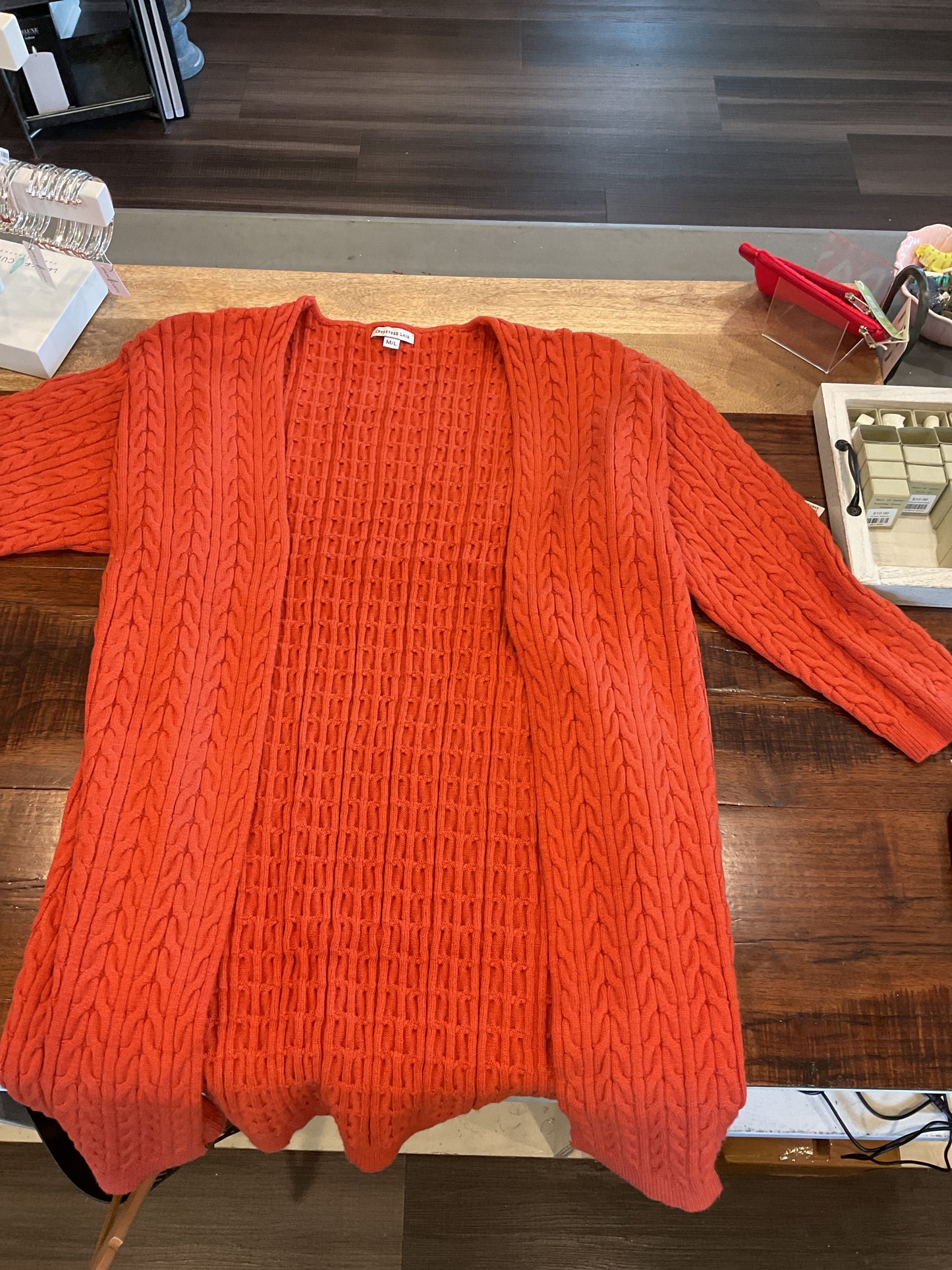 Long Sweater w/ Synched Sides