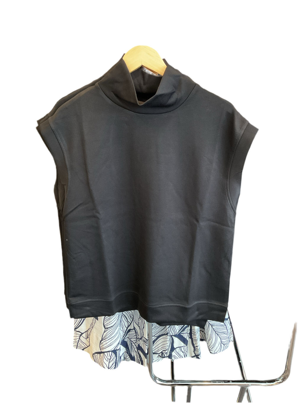 Oversize Mock Neck