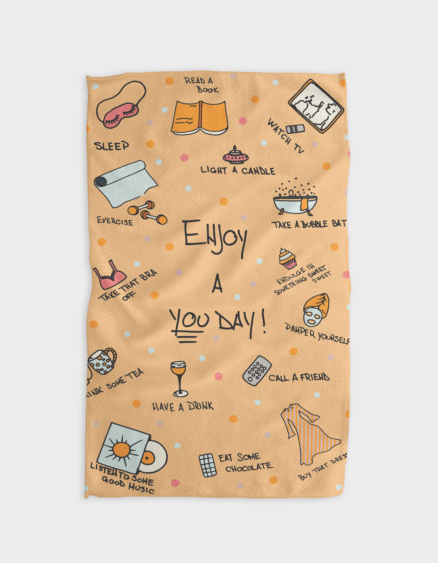 Geometry Tea Towel- Spring