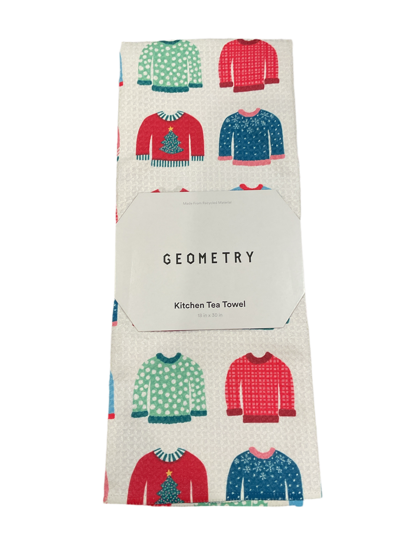 Geometry Christmas Tea Towels