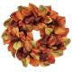 24” autumn magnolia leaf wreath