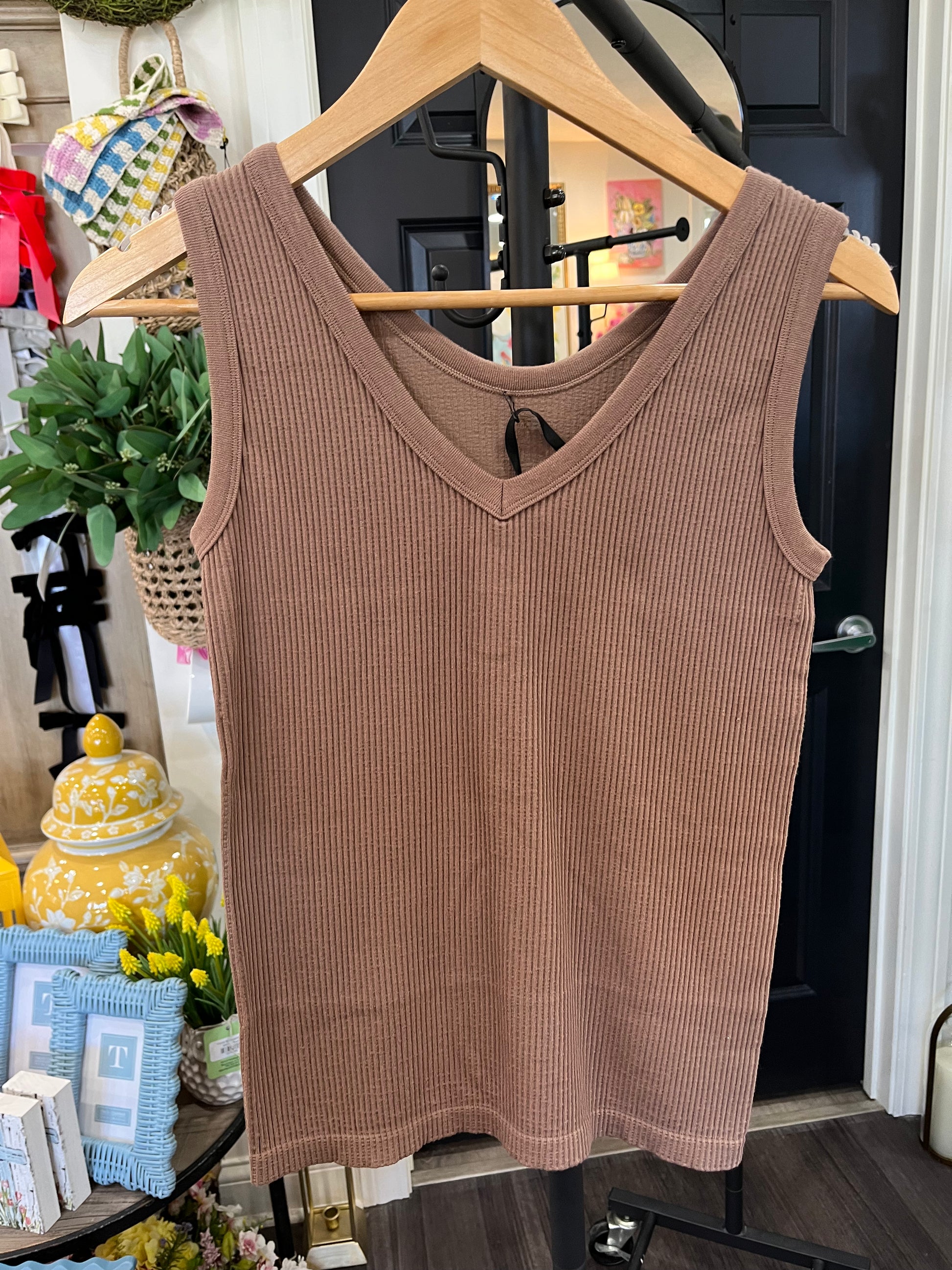 Darlene Reversible Seamless Ribbed Tank
