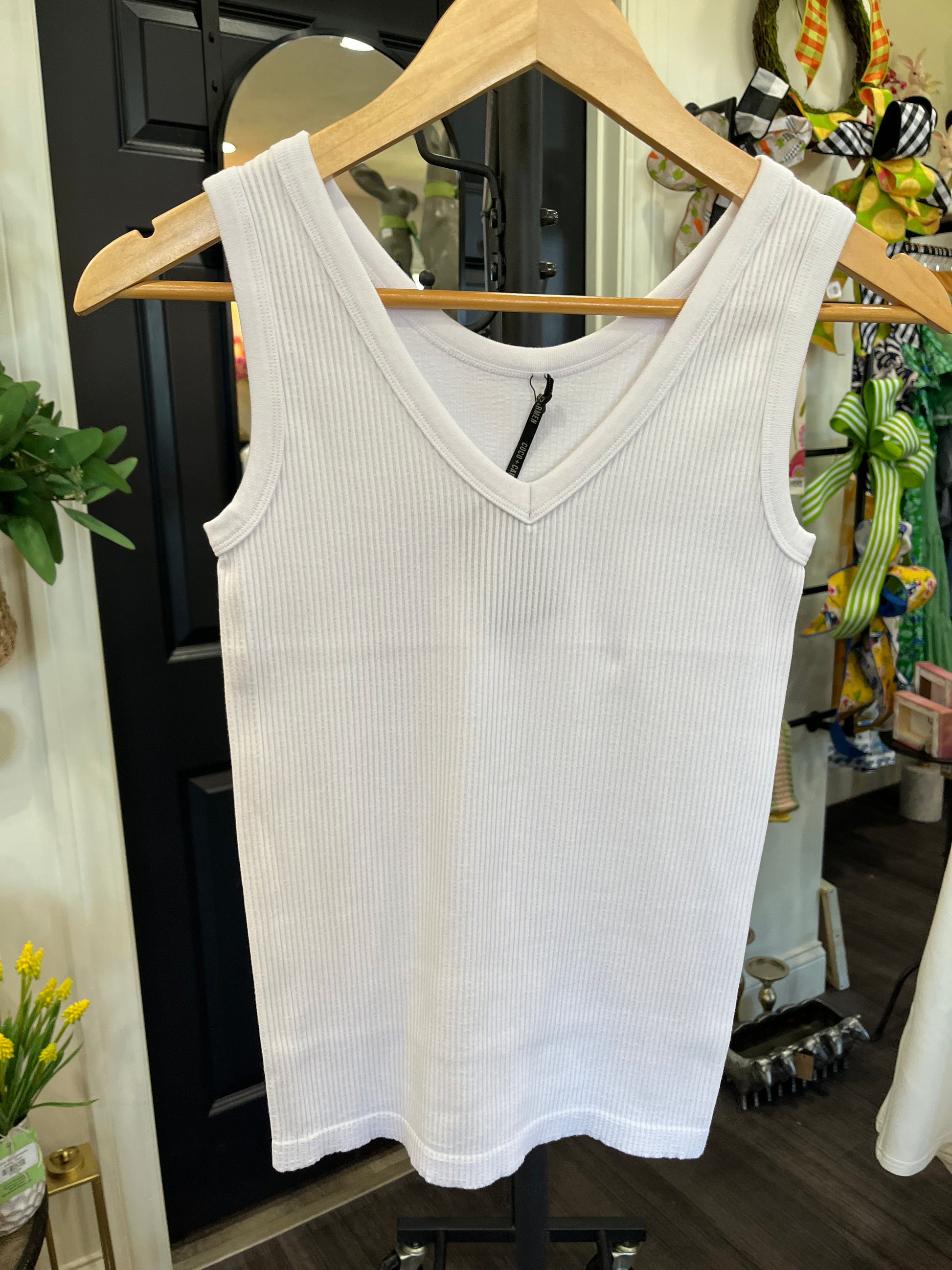 Darlene Reversible Seamless Ribbed Tank