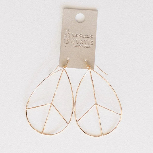 Lilah Peace Earring - Gold