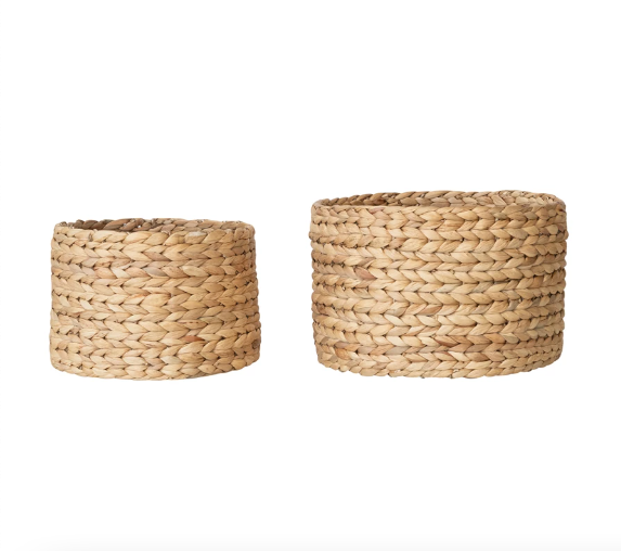 Hand-Woven Water Hyacinth Tree Collars
