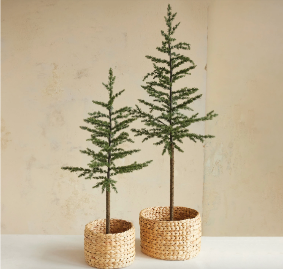 Hand-Woven Water Hyacinth Tree Collars