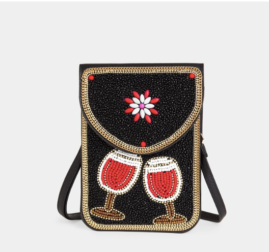 Artisan Beaded Holiday Crossbody