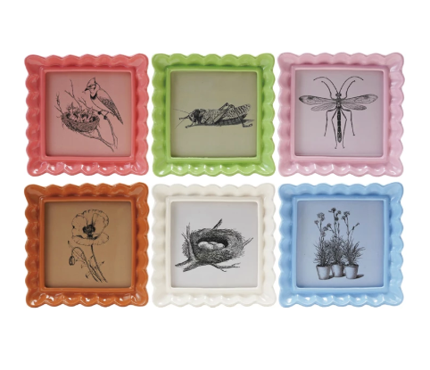 Resin Ruffled Photo Frame