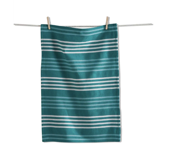 Basket Weave Stripe Dishtowel