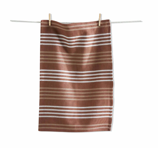 Basket Weave Stripe Dishtowel