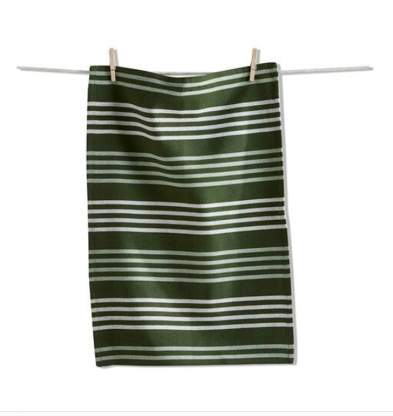 Basket Weave Stripe Dishtowel