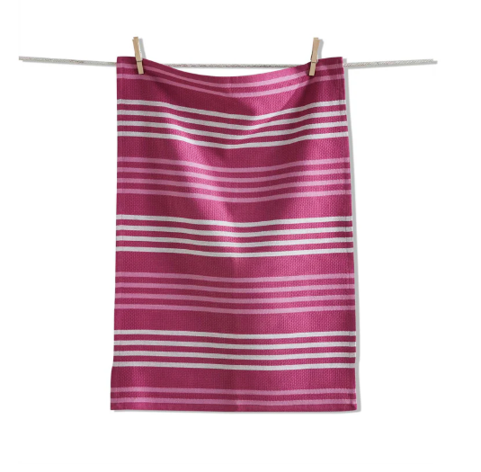 Basket Weave Stripe Dishtowel