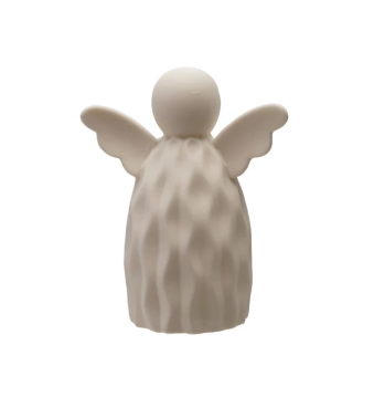 Bisque Angel with LED