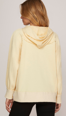 Half Zip Hooded Sweatshirt