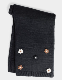 Flower Embellished Winter Wear
