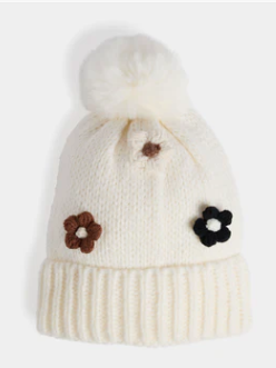 Flower Embellished Winter Wear