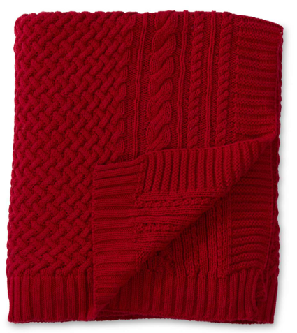 Cable Knit Throw