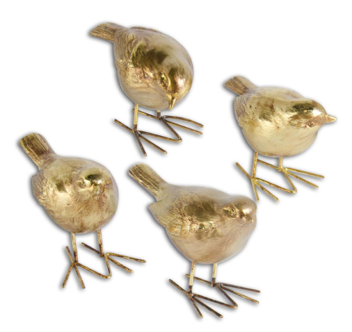Antique Gold Birds