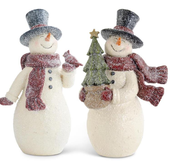 Glitter Vintage Snowman