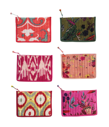 Zip Pouch w/ Interior Coating