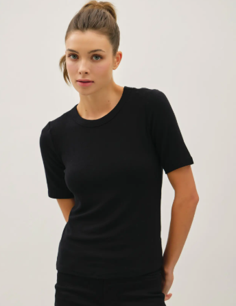 Ultra Soft Basic Short Sleeve Top
