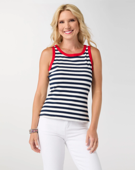 Sawyer Striped Rib Tank