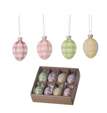 2" GLS Stripe Egg Ornament