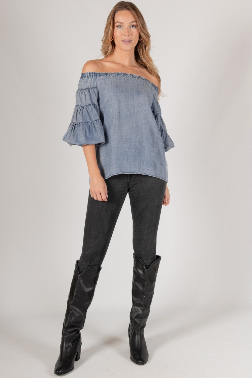 Flounce Sleeve Top