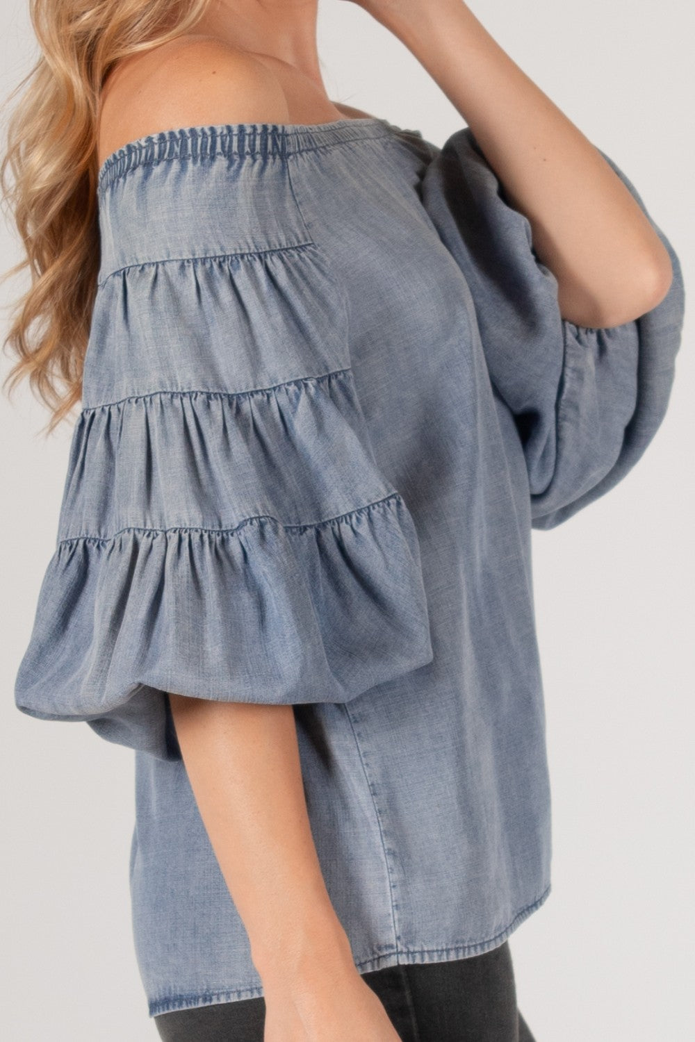 Flounce Sleeve Top