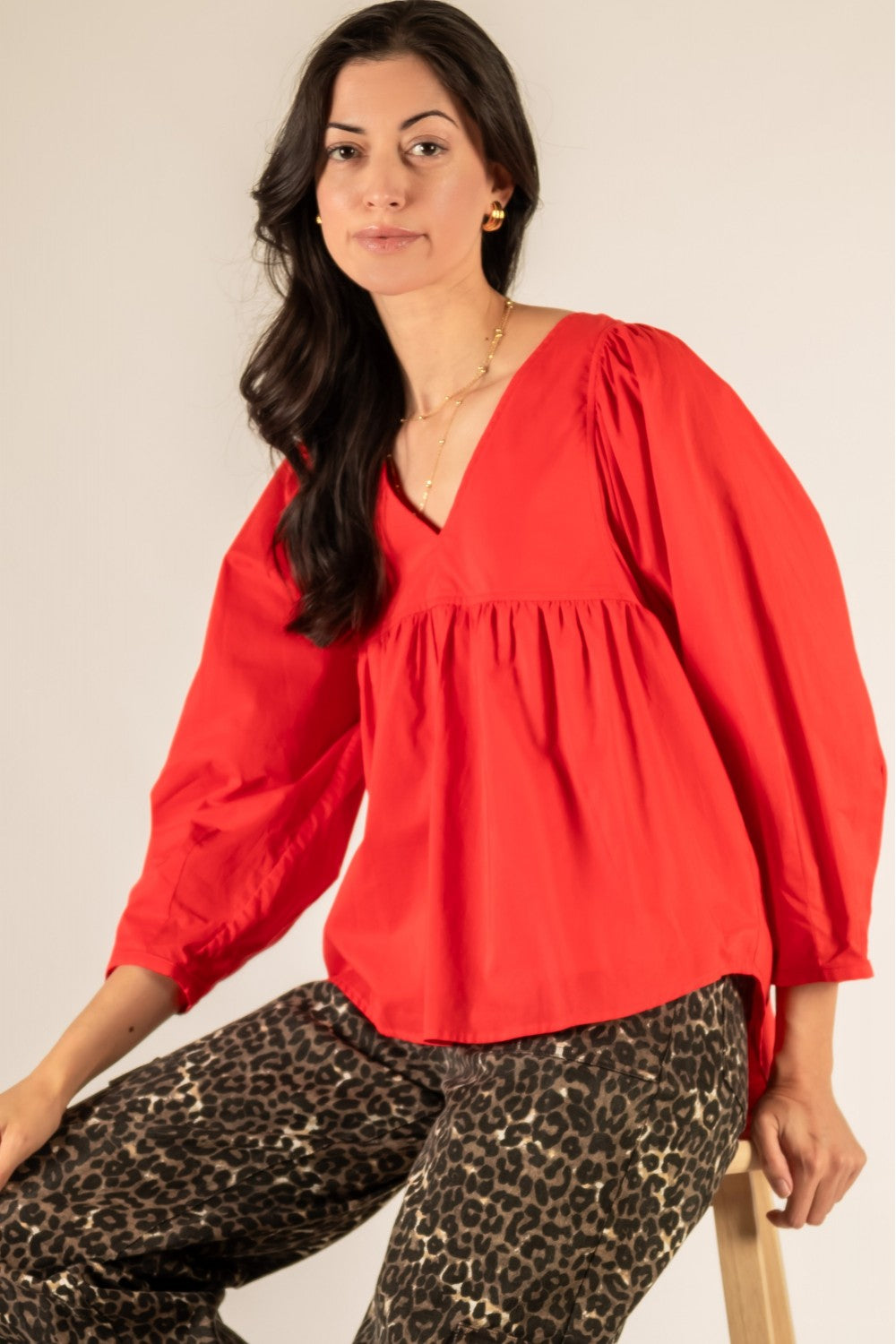 V Neck Blouse