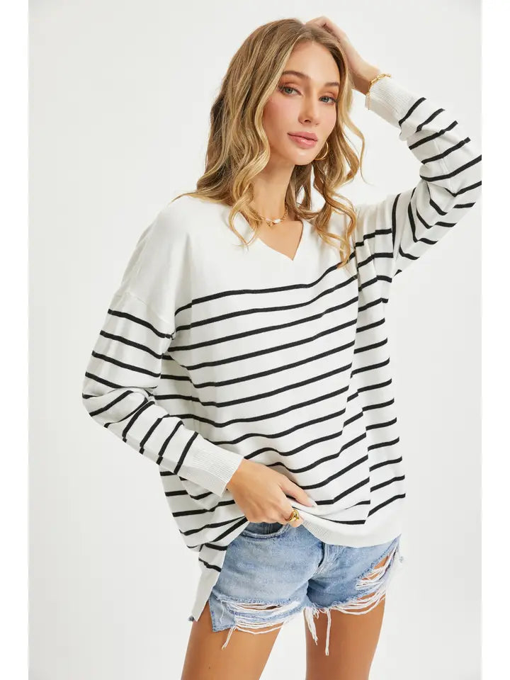 Oversized Stripe Sweaters