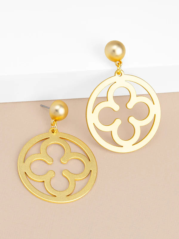 Florence Medallion Earrings