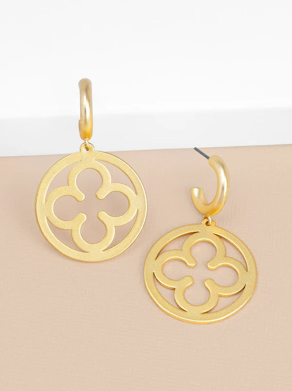 Florence Medallion Earrings